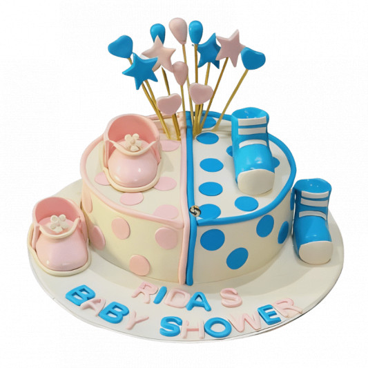 Baby Shower Shoes Cake online delivery in Noida, Delhi, NCR, Gurgaon