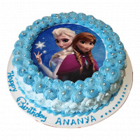 Elsa Anna Photo Cake online delivery in Noida, Delhi, NCR,
                    Gurgaon