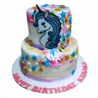 2 Layer Unicorn Birthday Cake online delivery in Noida, Delhi, NCR,
                    Gurgaon