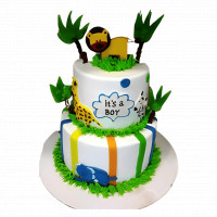 Jungle Party Birthday Cake online delivery in Noida, Delhi, NCR,
                    Gurgaon