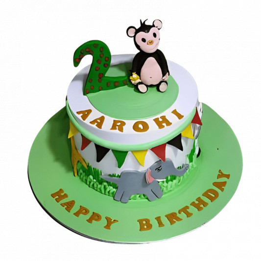 Monkey Theme Cake online delivery in Noida, Delhi, NCR, Gurgaon