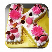  K  Alphabet Cake online delivery in Noida, Delhi, NCR,
                    Gurgaon