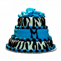 Zebra Choco Dip Cake  online delivery in Noida, Delhi, NCR,
                    Gurgaon