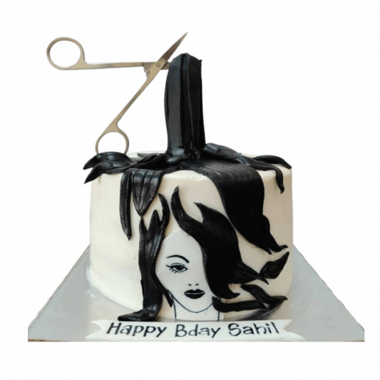 Cake For Hairdresser  online delivery in Noida, Delhi, NCR, Gurgaon