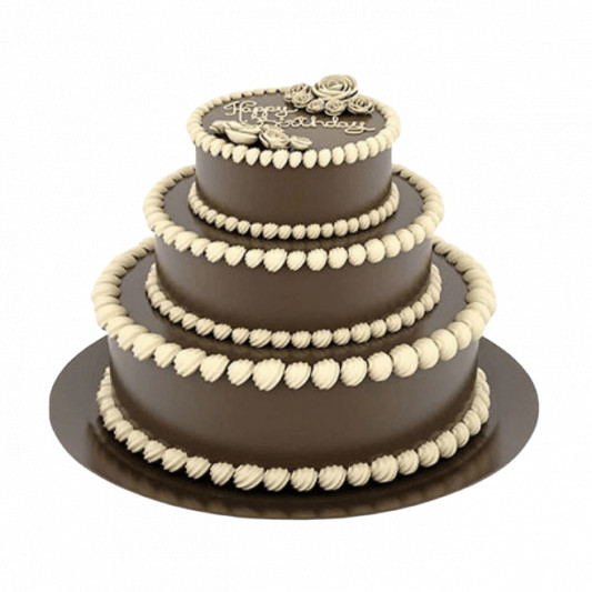 3 Tier Cream Truffle Cake online delivery in Noida, Delhi, NCR, Gurgaon