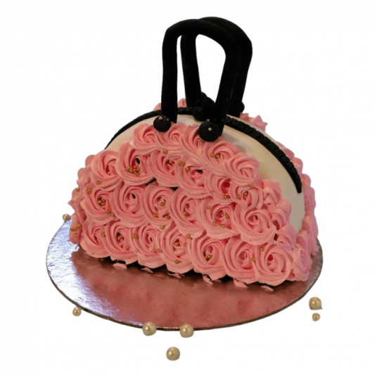 Floral Purse Cake online delivery in Noida, Delhi, NCR, Gurgaon