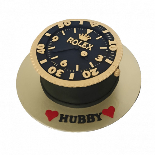 Rolex Hand Watch Cake  online delivery in Noida, Delhi, NCR, Gurgaon