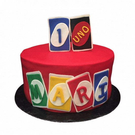 Uno Theme Cake  online delivery in Noida, Delhi, NCR, Gurgaon