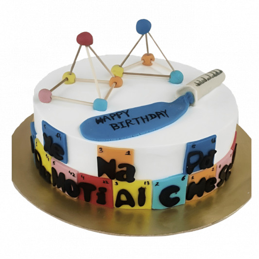 Chemistry Theme Cake online delivery in Noida, Delhi, NCR, Gurgaon