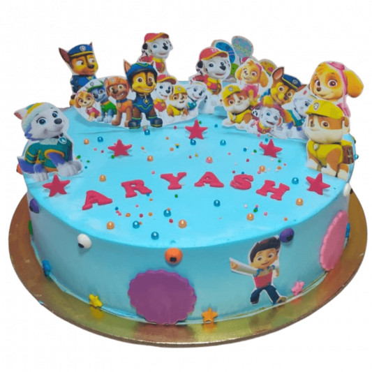 Paw Patrol Theme Cake | Cartoon birthday theme Cake | Bakehoney