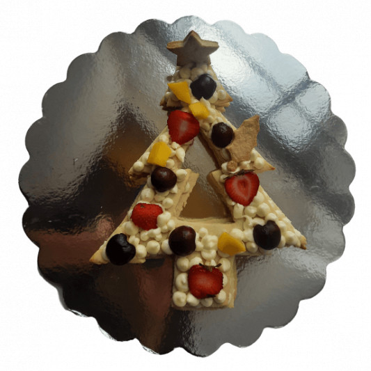 Christmas Tree Tart Cake online delivery in Noida, Delhi, NCR, Gurgaon