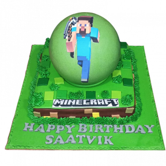 Minecraft Pinata Cake online delivery in Noida, Delhi, NCR, Gurgaon