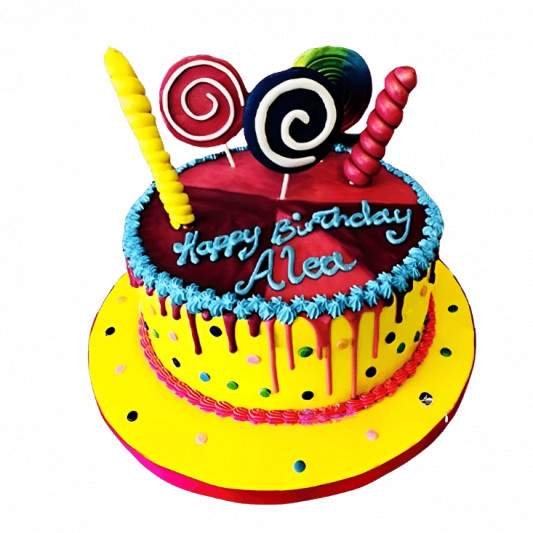 Candyland Fondant Cake online delivery in Noida, Delhi, NCR, Gurgaon