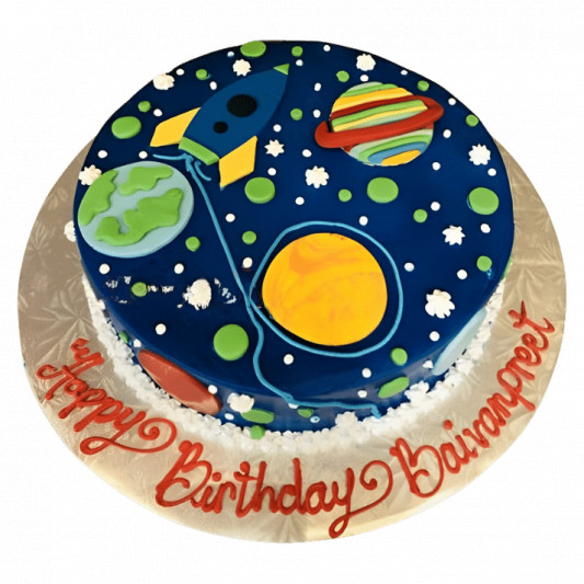 Galaxy Solar System Birthday Cake online delivery in Noida, Delhi, NCR, Gurgaon