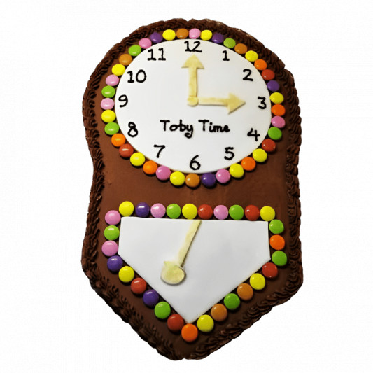 Clock Shape Cake online delivery in Noida, Delhi, NCR, Gurgaon