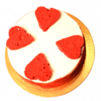 Love Heart Red Velvet Cake online delivery in Noida, Delhi, NCR,
                    Gurgaon