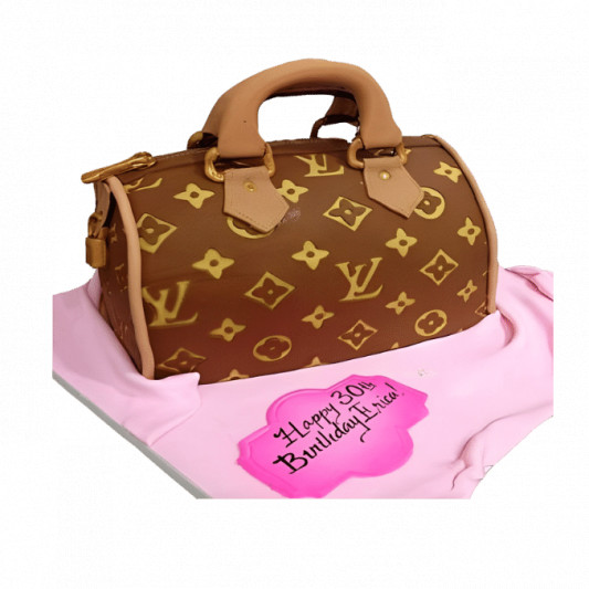 Pink Gucci Bag Cake | Beautifully Decorated Customized Cake | Pandoracake.ae