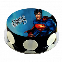 Superman Chocolate Photo Cake online delivery in Noida, Delhi, NCR,
                    Gurgaon