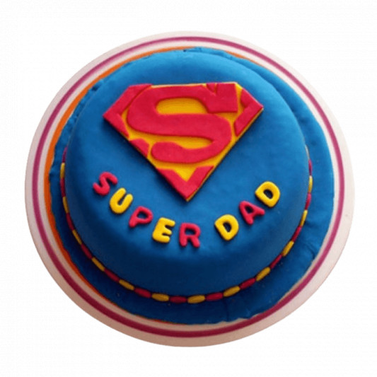 Super Dad Designer Cake online delivery in Noida, Delhi, NCR, Gurgaon