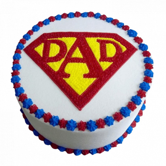 Super Cake For A Super Dad online delivery in Noida, Delhi, NCR, Gurgaon