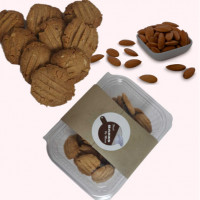 Whole Wheat Almond  Cookies | Healthy Almond Cookies online delivery in Noida, Delhi, NCR,
                    Gurgaon
