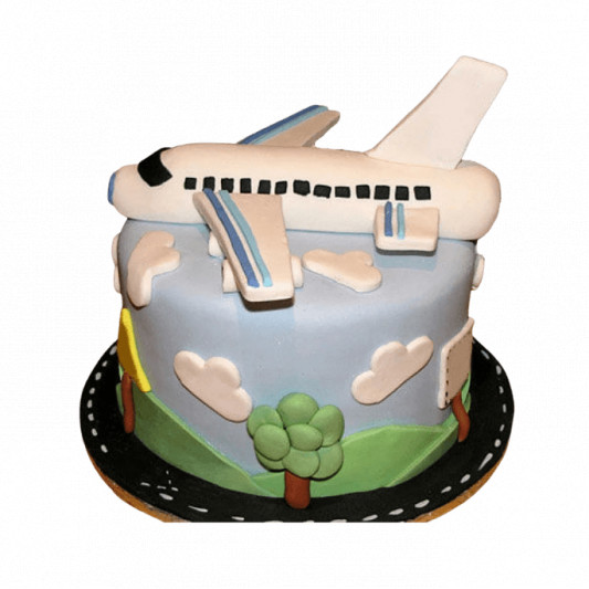 Airplane Fondant Cake online delivery in Noida, Delhi, NCR, Gurgaon