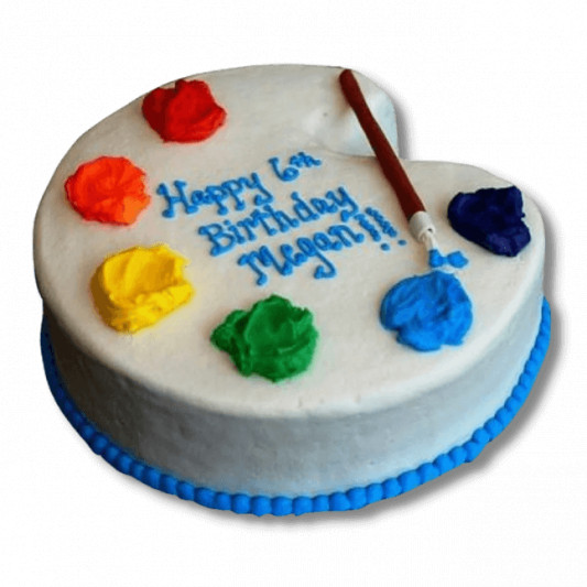 Artist Birthday Cake online delivery in Noida, Delhi, NCR, Gurgaon