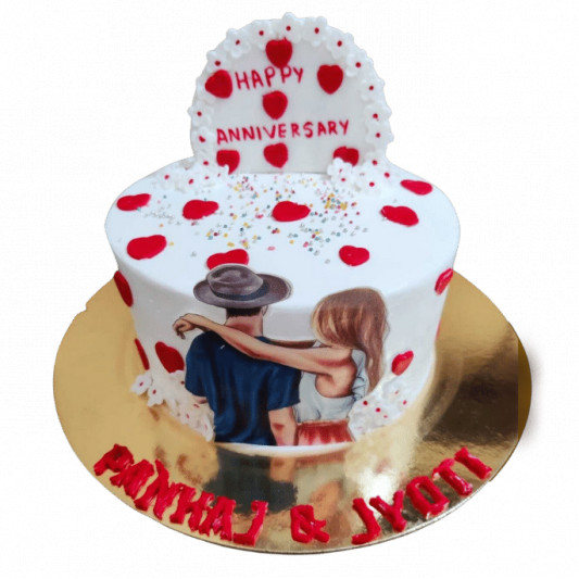 Beautiful Cake for Anniversary  online delivery in Noida, Delhi, NCR, Gurgaon