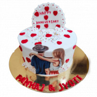 Beautiful Cake for Anniversary  online delivery in Noida, Delhi, NCR,
                    Gurgaon