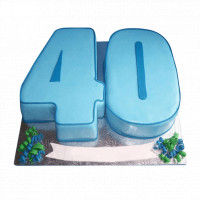 Blue Fondant Cake online delivery in Noida, Delhi, NCR,
                    Gurgaon