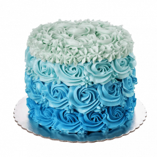 Blue Roses Designer Cake online delivery in Noida, Delhi, NCR, Gurgaon