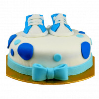 Blue Shoes Truffle Fondant Cake online delivery in Noida, Delhi, NCR,
                    Gurgaon