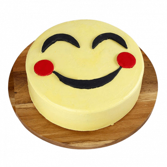 Blush Emoji Cake online delivery in Noida, Delhi, NCR, Gurgaon