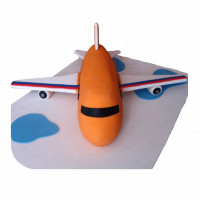 Bright Airplane Cake online delivery in Noida, Delhi, NCR,
                    Gurgaon