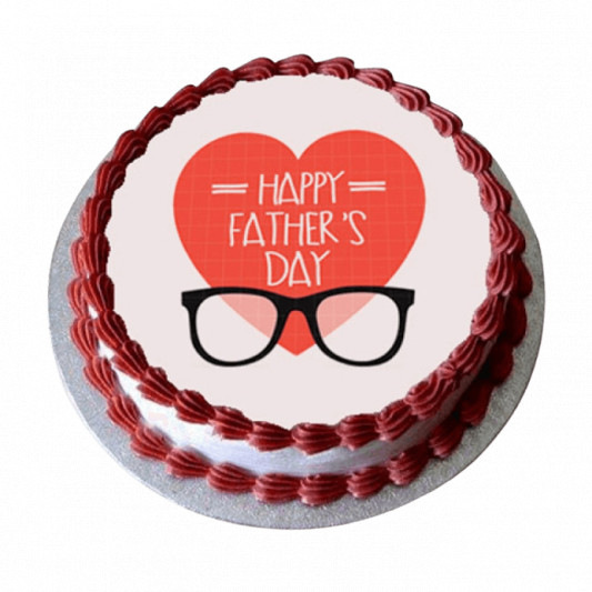 Father's Day Photo Cake online delivery in Noida, Delhi, NCR, Gurgaon