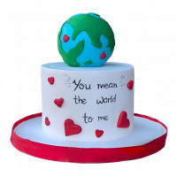 World To Me Cake online delivery in Noida, Delhi, NCR,
                    Gurgaon