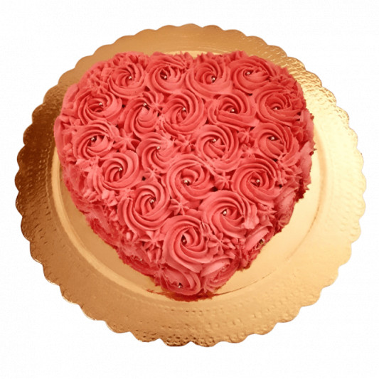 Rose Heart Cake online delivery in Noida, Delhi, NCR, Gurgaon