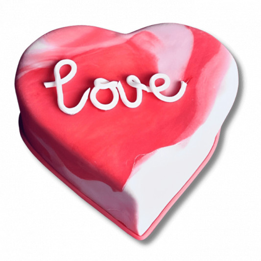 Pink Love Cake online delivery in Noida, Delhi, NCR, Gurgaon