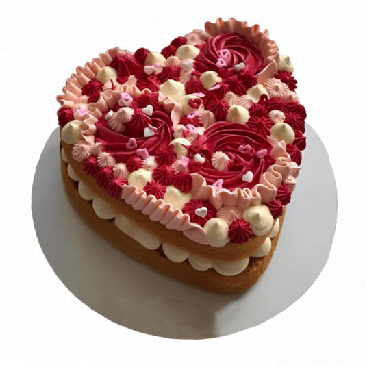 Naked Heart Cake  online delivery in Noida, Delhi, NCR, Gurgaon