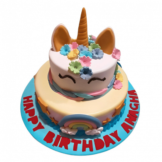 2 Layer Unicorn Cake online delivery in Noida, Delhi, NCR, Gurgaon