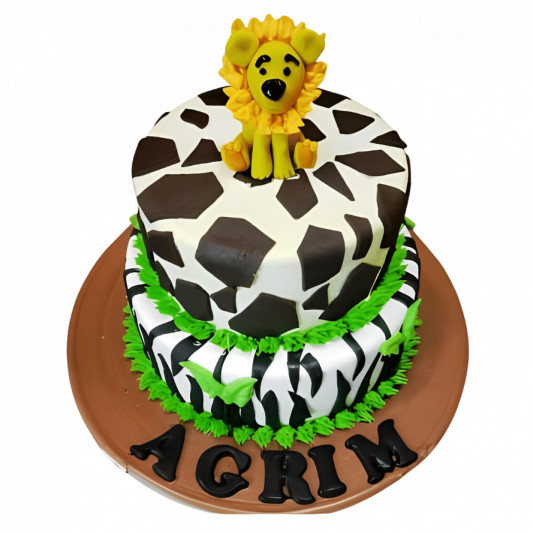 Jungle Lion Cake online delivery in Noida, Delhi, NCR, Gurgaon