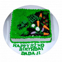 Farmers Cake for Dada Ji online delivery in Noida, Delhi, NCR,
                    Gurgaon