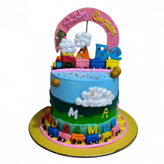 Train Theme Cake online delivery in Noida, Delhi, NCR, Gurgaon