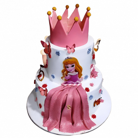 2 Tier Princess Sofia Cake online delivery in Noida, Delhi, NCR, Gurgaon