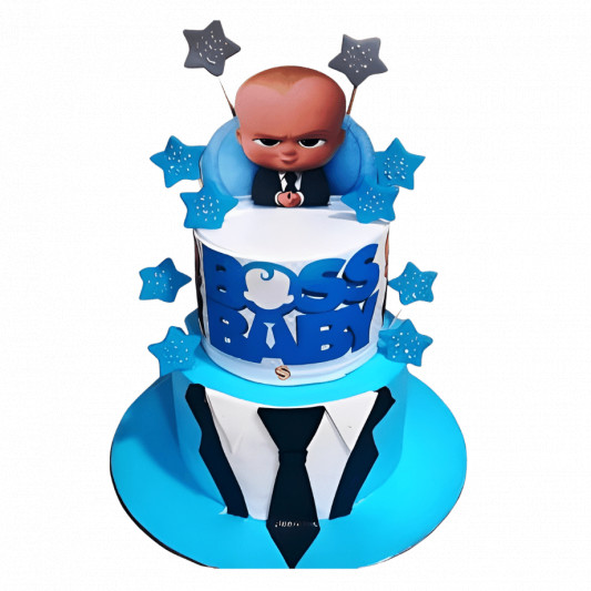 2 Tier Boss Baby Theme Cake online delivery in Noida, Delhi, NCR, Gurgaon