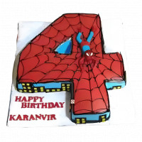Spider Man Number 4 Cake online delivery in Noida, Delhi, NCR,
                    Gurgaon