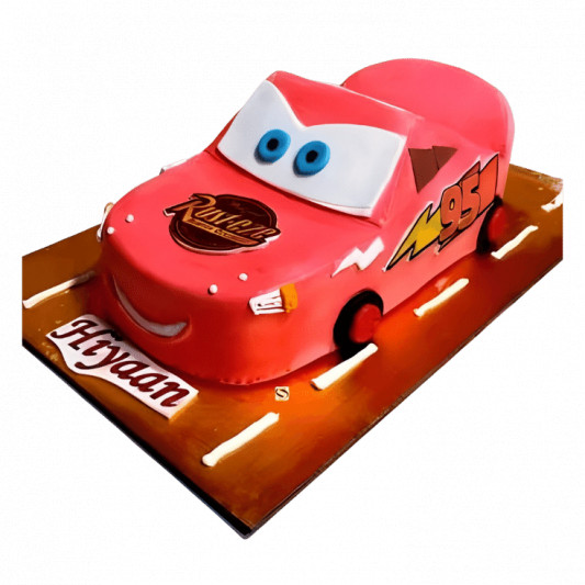 Lightning McQueen Car Cake online delivery in Noida, Delhi, NCR, Gurgaon