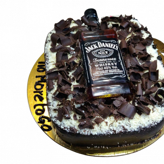 Real Liquor Bottle Cake online delivery in Noida, Delhi, NCR, Gurgaon