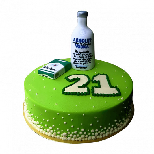 Vodka at 21 cake online delivery in Noida, Delhi, NCR, Gurgaon