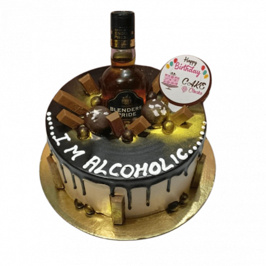 Alcoholic Theme Cake  online delivery in Noida, Delhi, NCR, Gurgaon